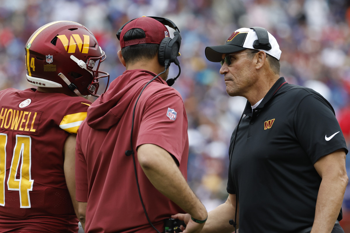 Sam Howell, Ron Rivera and the Washington Commanders have five games on their schedule for October. 